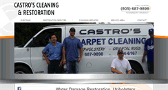 Desktop Screenshot of castroscleaning.com